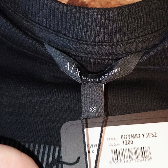 Armani exchange children's unisex sweatshirt size XS new with tags - Picture 4 of 4